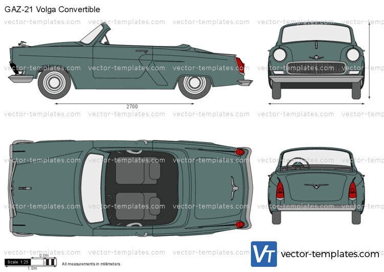 GAZ-21 Volga convertible