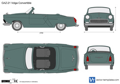 GAZ-21 Volga convertible
