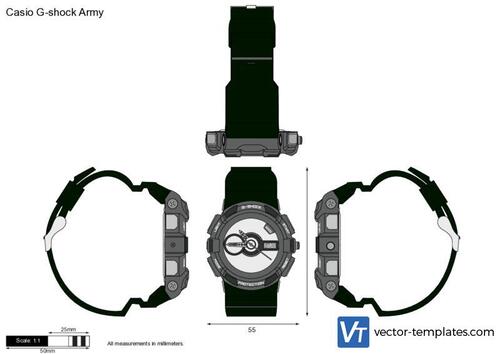 Casio G-shock Army