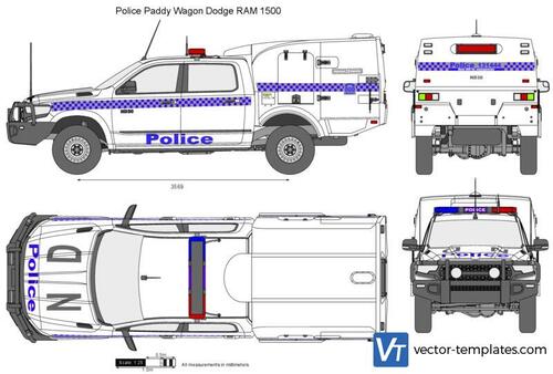 Police Paddy Wagon Dodge RAM 1500