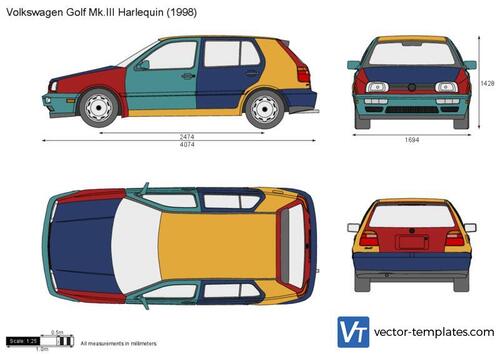 Volkswagen Golf Mk.III Harlequin