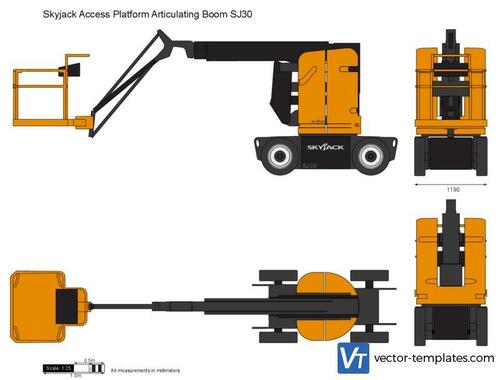 Skyjack Access Platform Articulating Boom SJ30