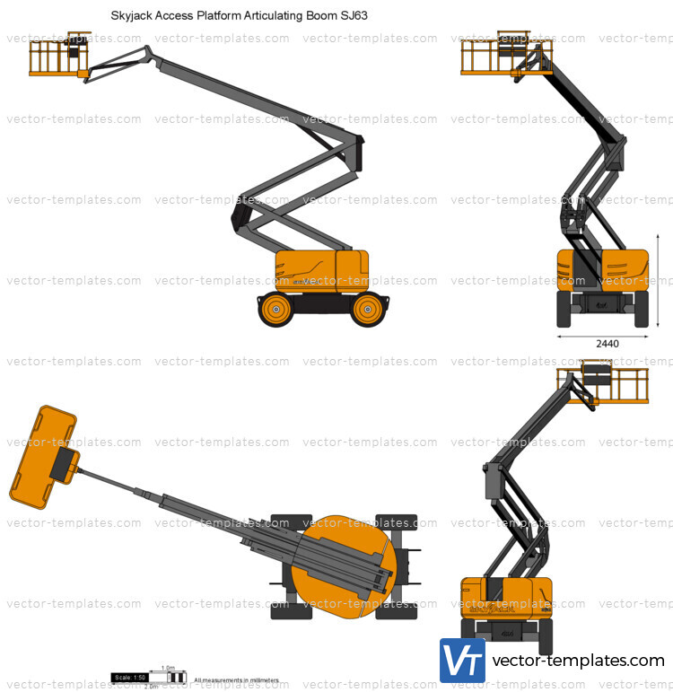 Skyjack Access Platform Articulating Boom SJ63