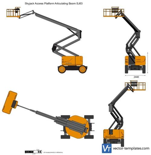 Skyjack Access Platform Articulating Boom SJ63