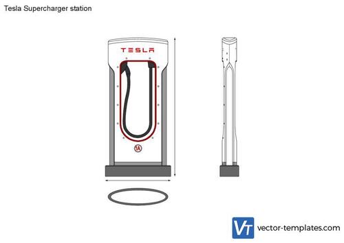 Tesla Supercharger station