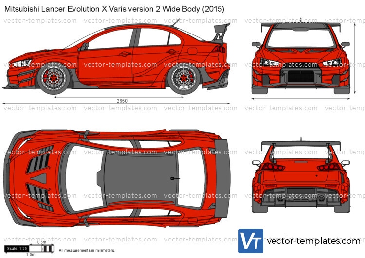 Mitsubishi Lancer Evolution X Varis version 2 Wide Body