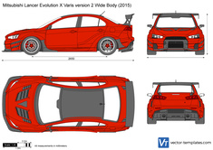Mitsubishi Lancer Evolution X Varis version 2 Wide Body