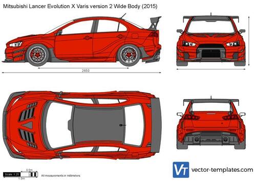 Mitsubishi Lancer Evolution X Varis version 2 Wide Body