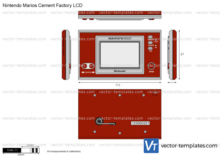 Nintendo Marios Cement Factory LCD