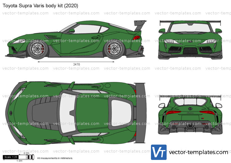 Toyota Supra Varis body kit