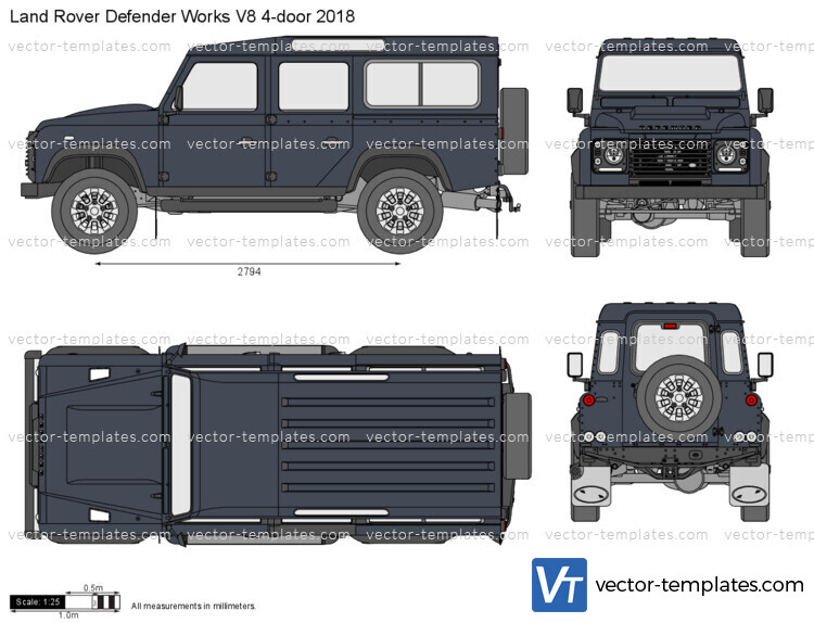 Land Rover Defender Works V8 4-door