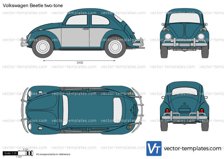 Volkswagen Beetle two-tone