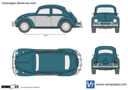 Volkswagen Beetle two-tone