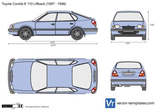 Toyota Corolla E 110 Liftback