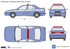 Alfa Romeo 155 Italian State Police POLIZIA