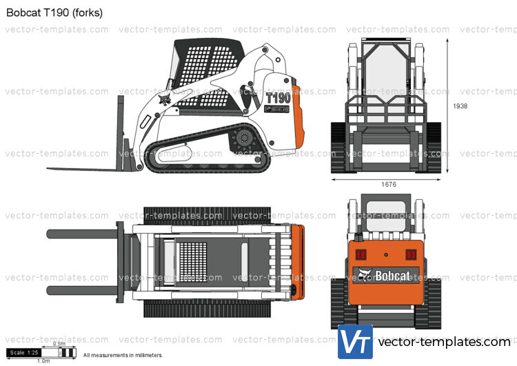 Bobcat T190 (forks)