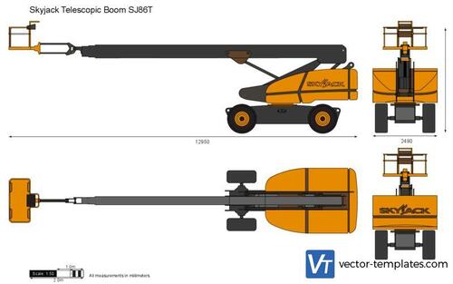 Skyjack Telescopic Boom SJ86T