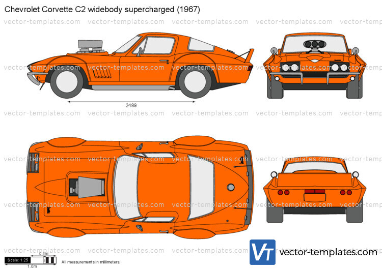 Chevrolet Corvette C2 widebody supercharged