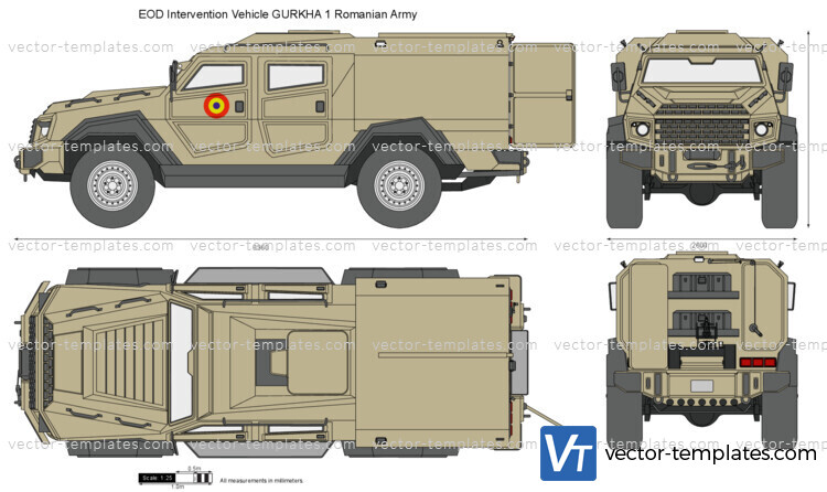 EOD Intervention Vehicle GURKHA 1 Romanian Army