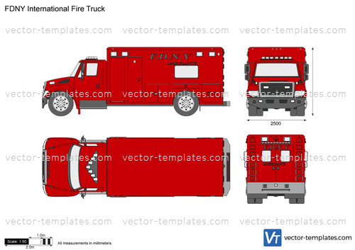 FDNY International Fire Truck