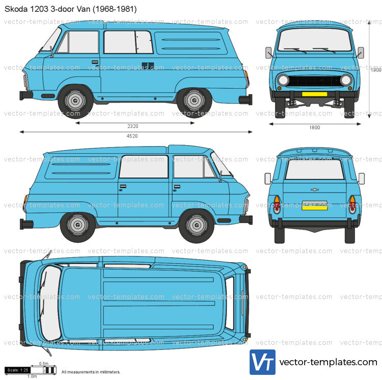 Skoda 1203 3-door Van