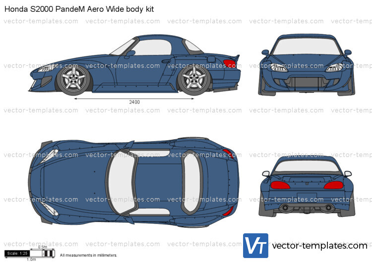 Honda S2000 PandeM Aero Wide body kit