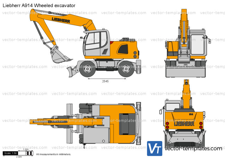 Liebherr A914 Wheeled excavator