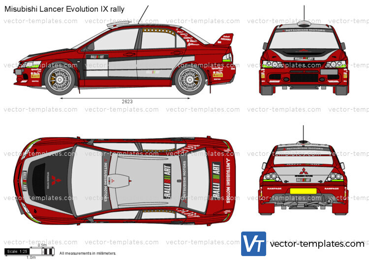 Mitsubishi Lancer Evolution IX rally