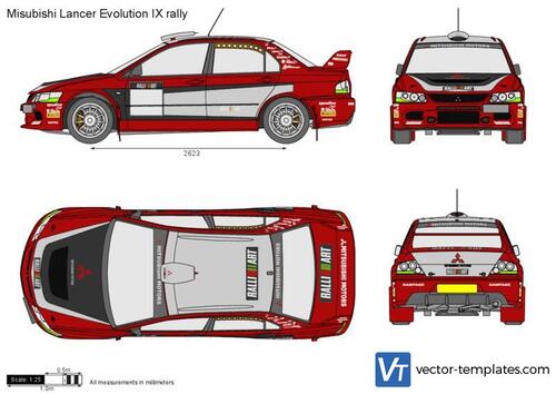 Mitsubishi Lancer Evolution IX rally