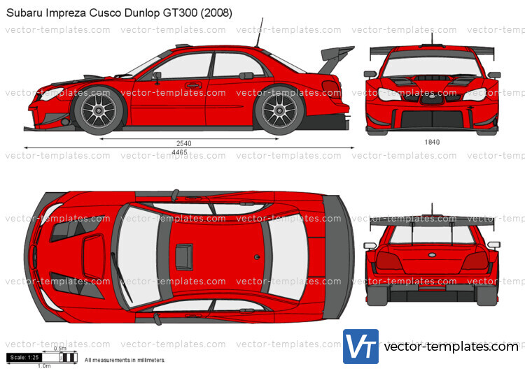 Subaru Impreza Cusco Dunlop GT300