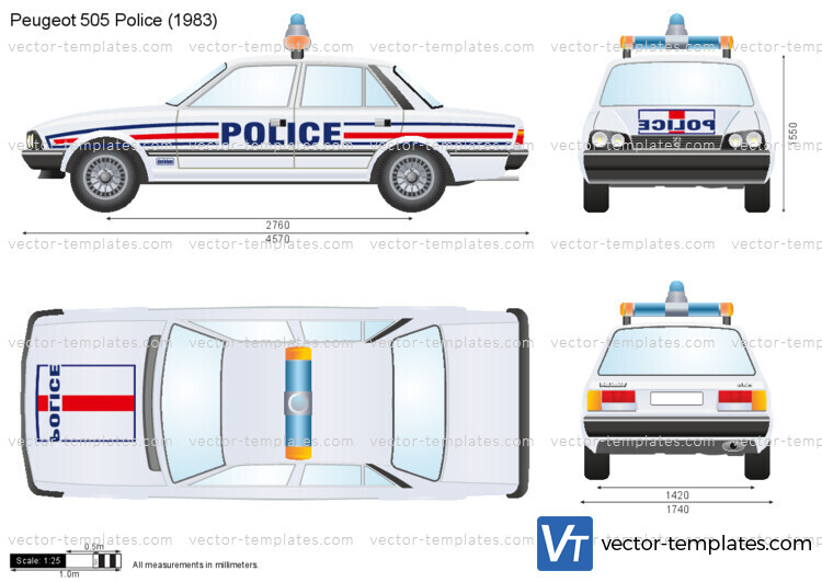 Peugeot 505 Police