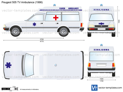 Peugeot 505 TV Ambulance