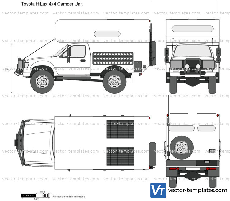 Toyota HiLux 4x4 Camper Unit