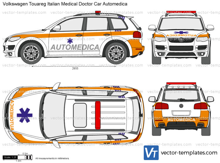 Volkswagen Touareg Italian Medical Doctor Car Automedica