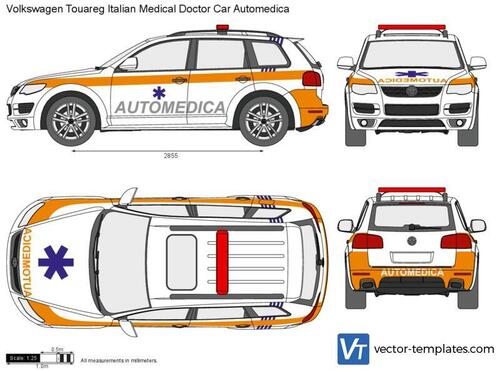 Volkswagen Touareg Italian Medical Doctor Car Automedica