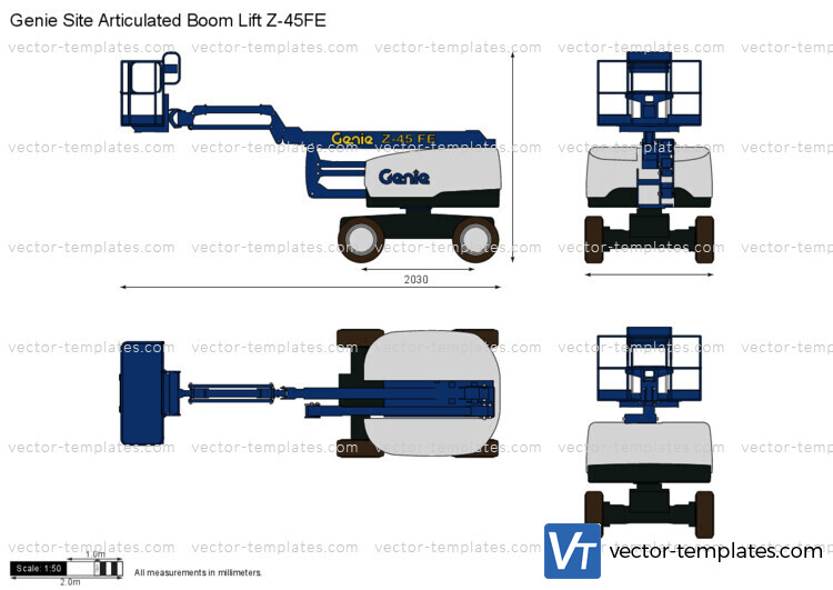 Genie Site Articulated Boom Lift Z-45FE