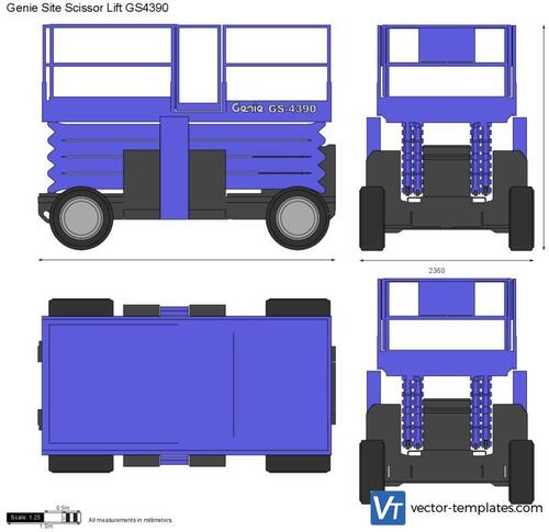 Genie Site Scissor Lift GS4390