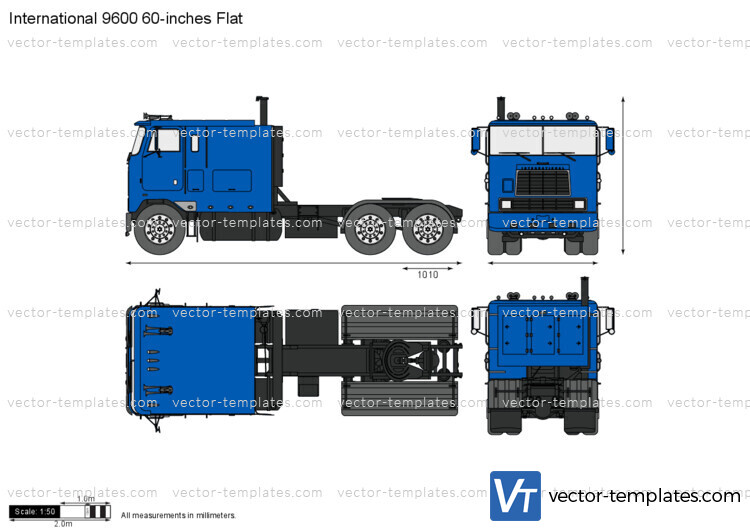 International 9600 60-inches Flat