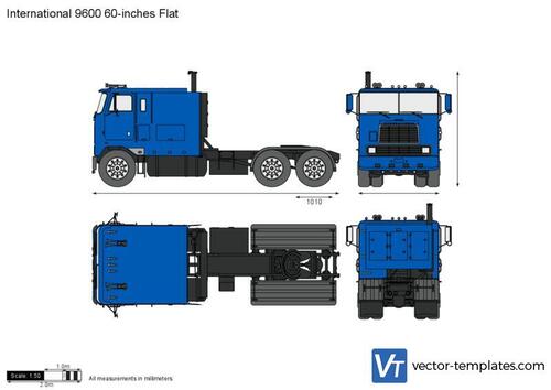 International 9600 60-inches Flat