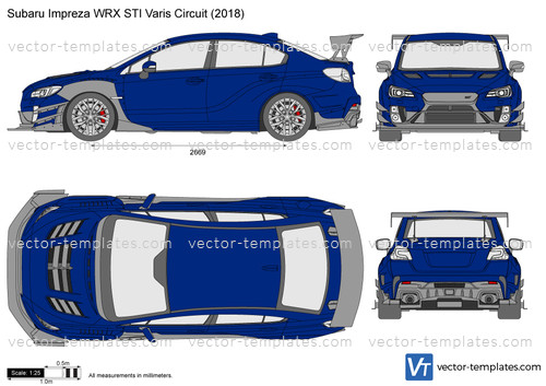 Subaru Impreza WRX STI Varis Circuit