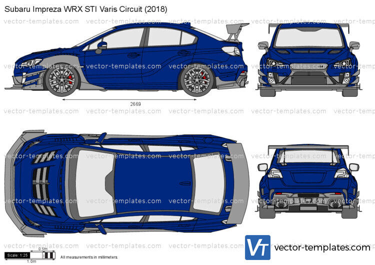 Subaru Impreza WRX STI Varis Circuit