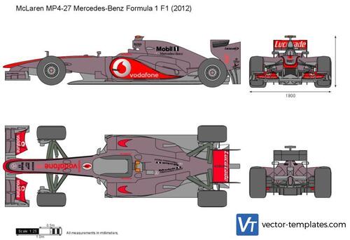 McLaren MP4-27 Mercedes-Benz Formula 1 F1