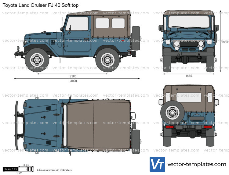 Toyota Land Cruiser FJ 40 Soft top