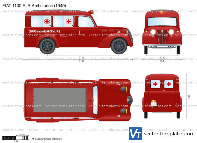 FIAT 1100 ELR Ambulance