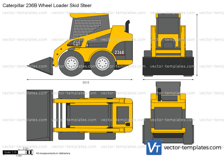 Caterpillar 236B Wheel Loader Skid Steer