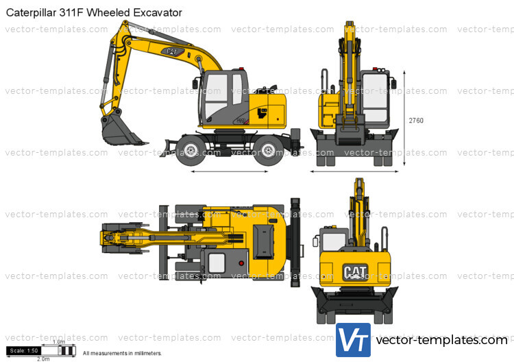 Caterpillar 311F Wheeled Excavator