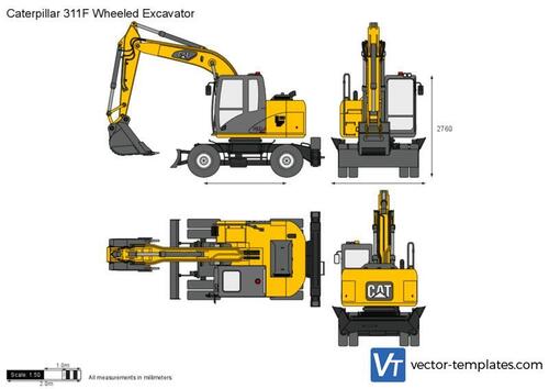 Caterpillar 311F Wheeled Excavator