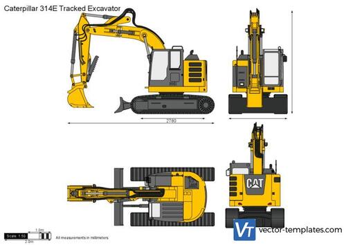 Caterpillar 314E Tracked Excavator