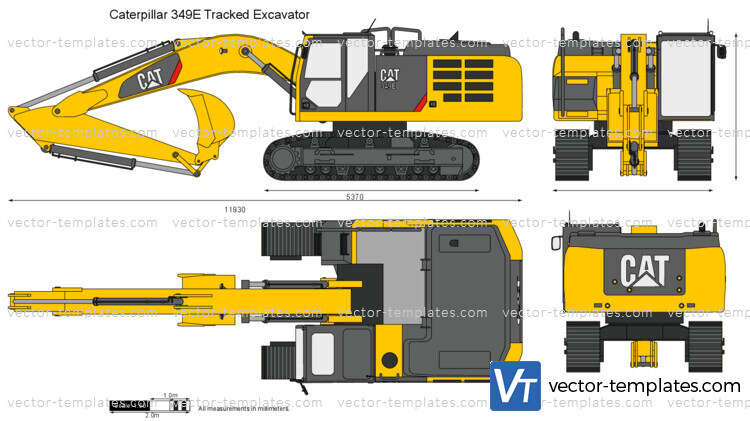 Caterpillar 349E Tracked Excavator