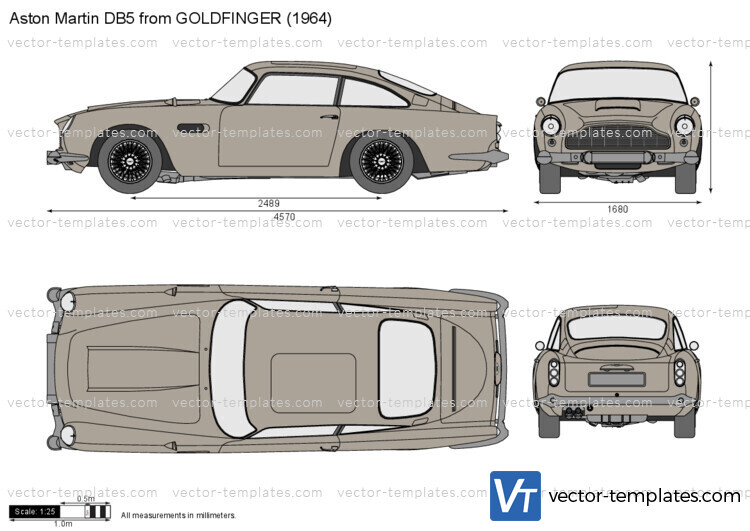 Aston Martin DB5 from Goldfinger